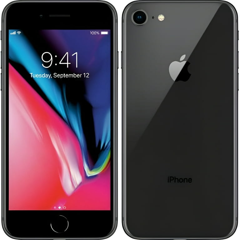 Pre-Owned Apple iPhone 8 256GB Space Gray (Unlocked) B+ (Refurbished: Good)  - Walmart.com