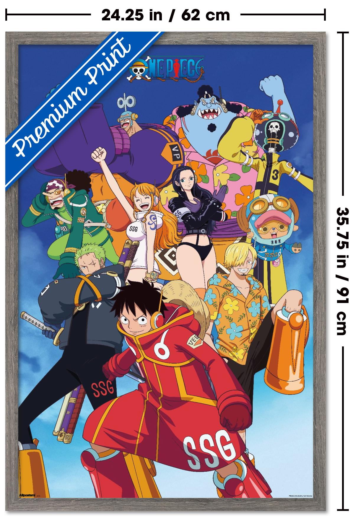 One Piece: Egghead Arc - Voyage 2 Group Wall Poster, 22.375" x 34" Framed