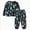A127-Black, variant on Boys 2‑Piece Christmas Pajama Set with Holiday Print,Holiday Fabric Sleepwear for Boys 2-3 Years