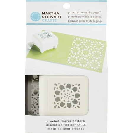 Martha Stewart Punch All Over The Page Pattern Punch-Crochet Flower, 1.5", Pk 1