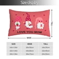 thumbnail image 2 of Fotbe Love You Mom Funda de Almohada Decorativa Estilo Occidental, Lujo en Algodón, Fundas para Almohadas King, Cojín Estampado para Decoración del Hogar-20"x30", 2 of 6