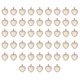 thumbnail image 1 of Guardurnaity 50 piezas de bandejas colgantes con bisel de corazón, accesorios de diamantes de imitación, espaciadores de dijes para fabricación Ropa, zapatos y accesorios Miscelánea KC oro, 1 of 6