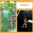 thumbnail image 4 of Shisuyan 12Pcs Music Note Keychain Set for Music Party Favors and Birthday Decorations Retro Keyring for Music Lovers and Kids for Dance Parties and Concerts., 4 of 9
