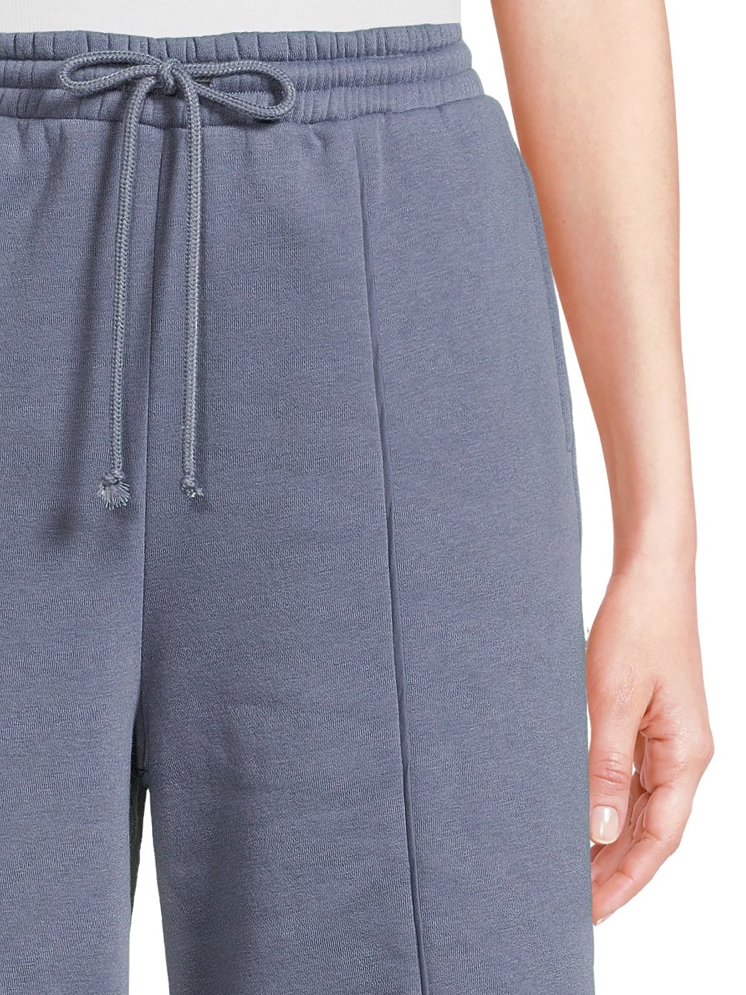 Self Esteem Juniors Wide Leg Fleece Cargo Pants, Sizes XS-XL