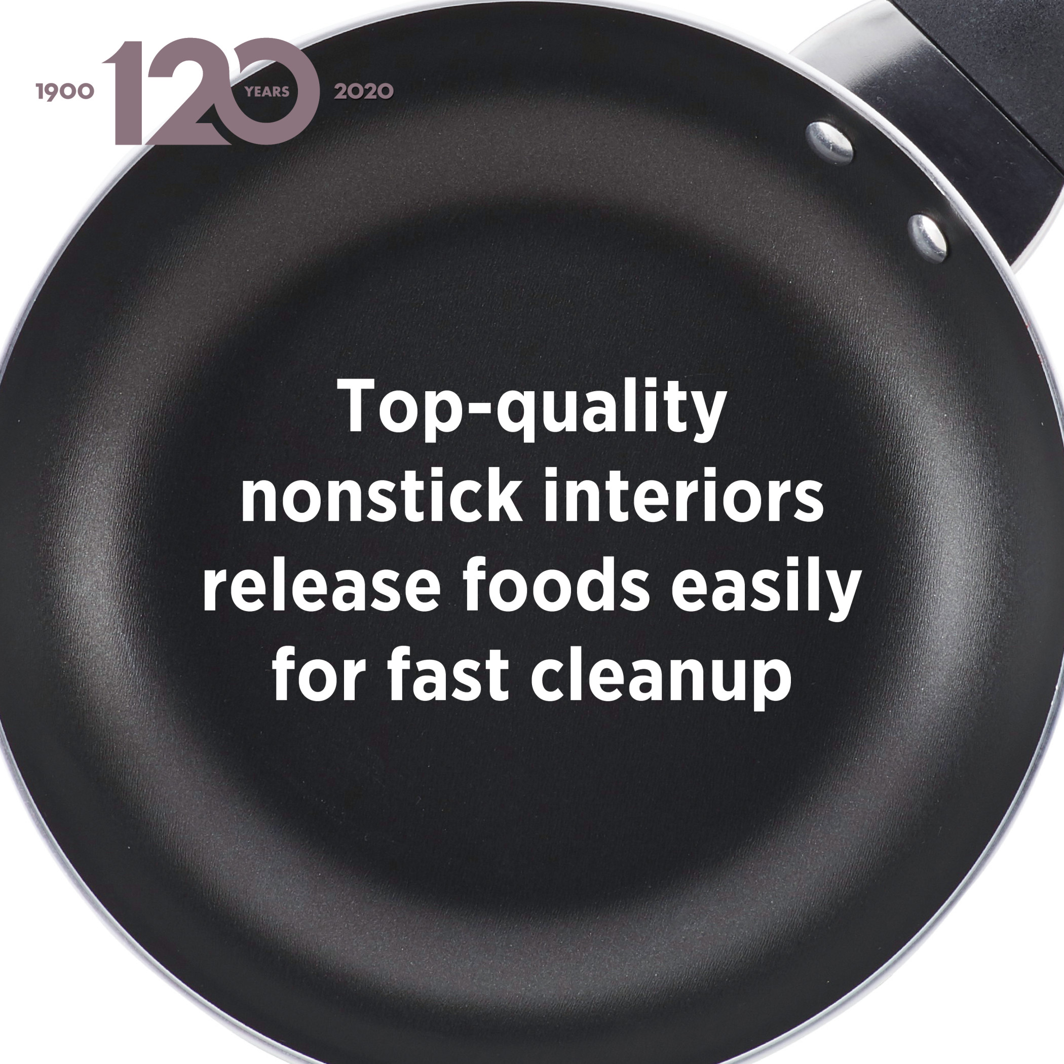 Farberware Dishwasher Safe Nonstick 6 Quart Nonstick Jumbo Cooker Chef's Pan / Saute Pan with Tempered Glass Lid and Helper Handle, Aqua