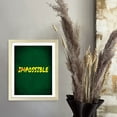thumbnail image 2 of Designs ByLITA Impossible, 11 x 14 Black Framed Wall Art Print | Positive Motivational Decor, 2 of 7