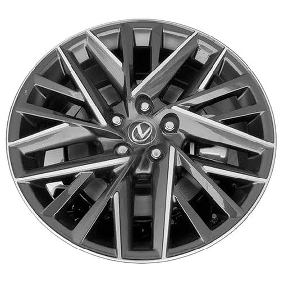 For 2024-2025 Lexus TX350 20 Inch Machined Face with Charcoal Inlay Alloy - Genuine OEM Rim - Road Ready SUV Wheel