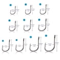 thumbnail image 5 of Leaveforme 100pcs Fishing Circle Hooks Strong High Carbon Steel Offset Catfish Fishing Hooks for Bass Trout Freshwater Saltwater, 5 of 8