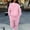 Pink, variant on Men's And Women's Hoodie Sweatshirt And Jogger Pants Set Casual Sportswear Outfit For Active Straight Leg Dress Pants for Women Petite Pant Suits for Women Dressy Ladies Jumpsuits Dressy Petite