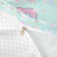 thumbnail image 4 of meiyoeat 3D Gradient Monogram R Print BeddingFlower Rainbow Initial Alphabet Theme Duvet Cover Full For Girl,Reversible,3pcs,1 Duvet Cover and 2 Pillowcases, 4 of 6