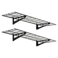 thumbnail image 2 of GloryStar 48x12/48x24/72x24 Inch Wall-Mount Iron Garage Shelf, 150 lbs Capacity, Quick-Install Storage Rack with Level, 2 of 8