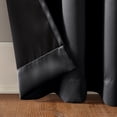 Sun Zero Malmo 1-Piece Theater Grade Extreme 100% Blackout Rod Pocket Curtain Panel, 52"x84", Coal
