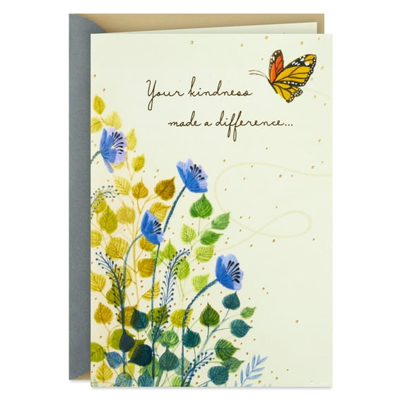 Hallmark Thank You Card (Your Kindness Made a Difference)