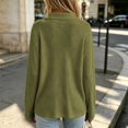 thumbnail image 5 of XRoczxe Women's V Neck Ribbed Knit Pullover Sweater, Long Sleeve Collared Casual Top, Soft Stretchy Tunic Shirt for Fall Winter Daily Office Wear, 5 of 7