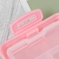 thumbnail image 4 of Caja divisora de medicamentos sellado contenedor de plástico cápsula organizador de pastillas Mini estuche de almacenamiento para viajes en interiores y exteriores (rosa) Feliz Sencillez, 4 of 4