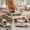 A, variant on Double Bowl Pet Feeder 350 ml Each Bowl Raised Cat Food and Water Dish Set for Small Dogs, Anti-Slip Non Tip Elevated Feeding Station with Removable Bowls, Beige, 32.5 x 17 x 8.5 cm