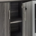thumbnail image 4 of Mayline Medina Low Wall Cabinet with Doors in Gray Steel, 4 of 4