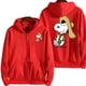 thumbnail image 3 of Sudadera con capucha de Snoopy Charlie Brown para hombre y mujer, sudadera de gran tamaño con cremallera, nueva chaqueta de pareja de dibujos animados de anime para primavera y otoño, 3 of 5