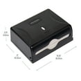 thumbnail image 4 of Mind Reader Multi-Fold Paper Towel Dispenser, Paper Towel Holder, Black, 4 of 8