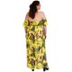 thumbnail image 3 of Vestido plisado Roman Fashion Talla Extra 51480 Amarillo, 3 of 6