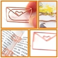 thumbnail image 2 of Clips de papel decorativo de 20 piezas clips de forma de letra clips de papel pequeños clips de papel en forma de libro clips de papel pequeños, 2 of 7