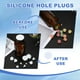 thumbnail image 5 of Uxcell 3 Pcs Tapón de Silicona en Forma de T, Diámetro 107 mm/4.21 Pulgadas, Tapón de Silicona Impermeable Reutilizable, Tapón Redondo de Sellado para Equipos de Tuberías, Blanco, 5 of 7