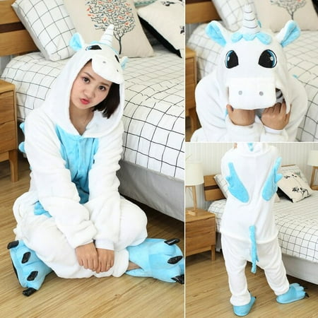 

CoCopeanut Unisex Adults Monkey Animal Pajamas Anime Onesie Stitch Unicorn Tiger Koala Flannel Cartoon Cute Warm Cosplay Sleepwear Pyjamas