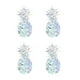 thumbnail image 4 of 4 hojas de exquisitas pegatinas con forma de piña, calcomanías decorativas de refracción para ventanas, 4 of 7