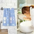 thumbnail image 7 of Happy Cloud and FlowerBath Towel 100% Cotton Soft Thick High Absorbency Hand Face Towel Single Pack 16x28in, 7 of 7