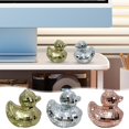 thumbnail image 5 of Szbaoan Mirror Glass Disco Duck Decoration for Home Themed Parties and Christmas Tree Ornament with Compact Sculpture Design and Inlaid Glass Material for Versatile Indoor Decorative Use, 5 of 5