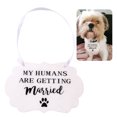 thumbnail image 2 of Dog Wedding Sign Creative Letter Print Hanging Board Wedding Decoration Sign, 2 of 10