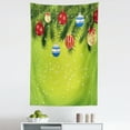 thumbnail image 1 of Christmas Tapestry, Hanging Ornaments Branches New Year Celebration Party Xmas Environment, Fabric Wall Hanging Decor for Bedroom Living Room Dorm, 5 Sizes, Multicolor, by Ambesonne, 1 of 1