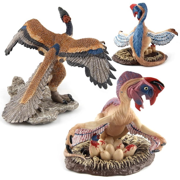 Juguete de Dinosaurio Oviraptor, Modelo Realista Realista, Figura de Dinosaurios con Detalles Exquisitos, para Niños (Azul Juguete de Dinosaurio Oviraptor, Modelo Realista Realista, Figura de Dinosaurios con Detalles Exquisitos, para Niños (Azul