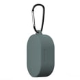 thumbnail image 2 of Housse de Rangement en Silicone de Protection Antichute Sans Fil Compatible Bluetooth pour Écouteurs avec Mousqueton pour Redmi AirDots 3, 2 of 8