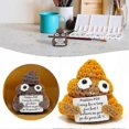 thumbnail image 3 of Plush Emotional Support Keychain, Cute Poop Plush Toy for Backpack Decor Gift for Kids, 3 of 5