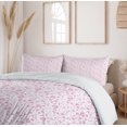 thumbnail image 6 of Ambesonne Feminine Duvet Cover Sets, Beauty Accessories Pattern, 2-King, Pale Pink White, 6 of 7