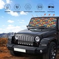 thumbnail image 6 of Bingfone American Football Car Windshield Sun Shade Protector Keep Your Vehicle Cool Sun Shield Visor Cover Foldable-Medium, 6 of 9