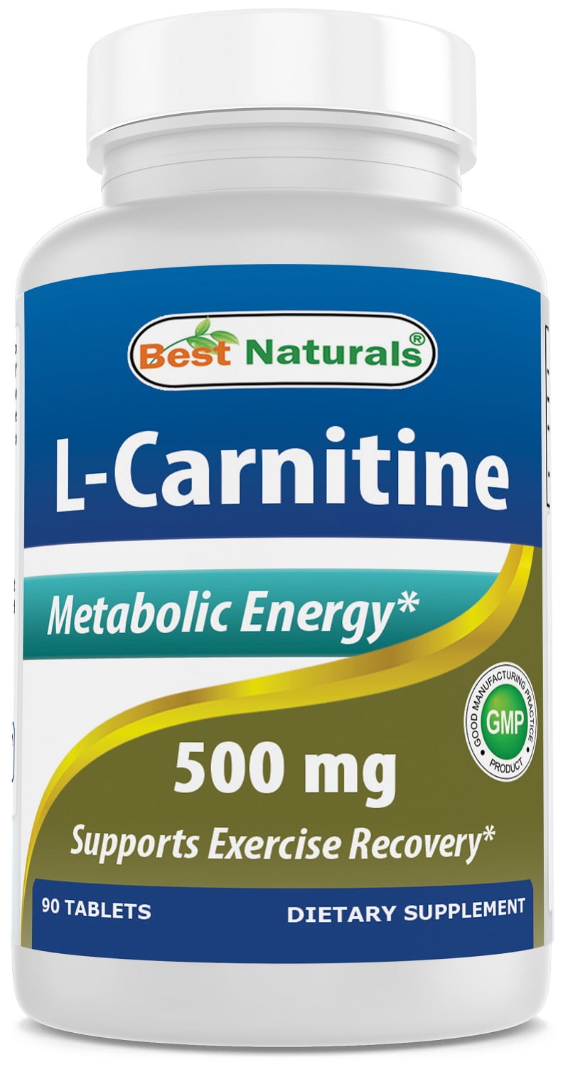 Best Naturals L-Carnitine 500 MG Capsules, 90 Ct