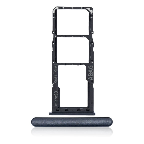 Replacement Dual Sim Card Tray Compatible For Samsung Galaxy A21S (A217 / 2020) (Black)