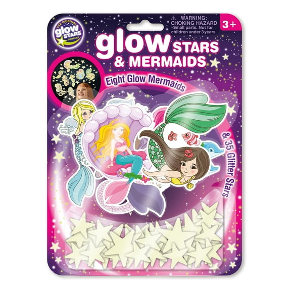 The Original Glowstars: Glowstars & Mermaids Self-Adhesive Pads