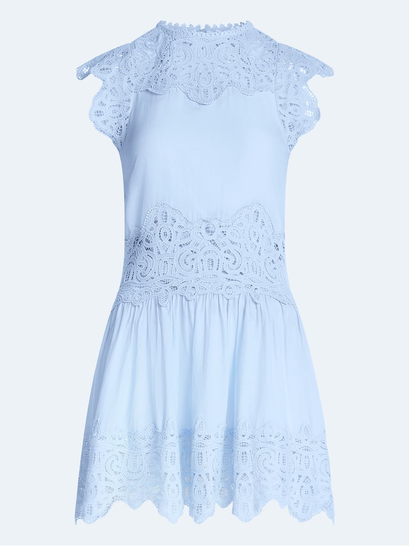Scoop Women's and Women's Plus Crochet Mini Dress, Sizes XS-4X - Walmart.com