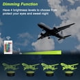 thumbnail image 3 of YSITIANNA 3D Airplane Acrylic Night Light \u2013 Touch & Remote Control, 16 Colors, Dimmable, USB/Battery Powered \u2013 Ideal for Kids‘ Rooms, Aviation Fans for Boys & Girls STNL#009, 3 of 7
