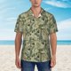 thumbnail image 2 of Fotbe Tropical Plants Green Camisa Hawaiana para Hombre Unisex – Camisa Casual de Verano con Botones de Manga Corta de Algodón y Lino,Small, 2 of 7