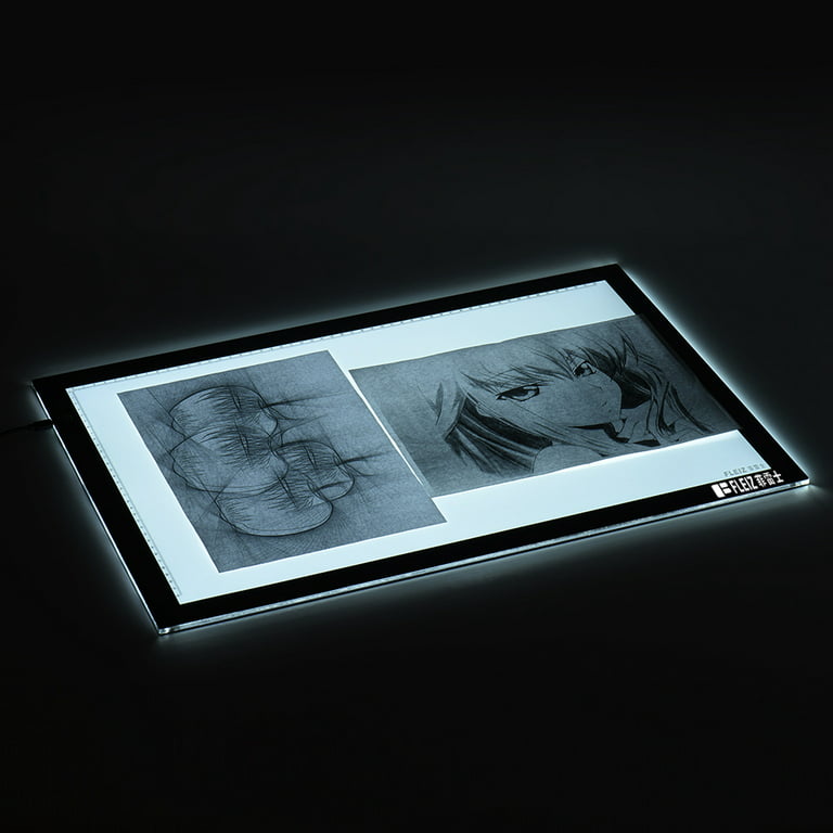 Fleiz A2 LED Light Box Drawing Tracing Tracer Copy Board Table Pad Panel Copyboard with Memory Function Stepless Brightness Control for Artist