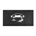 thumbnail image 2 of Haosy Cute Frog Wearing Headphones Bathroom Rugs Non Slip Absorbent Soft Plush Quick Dry Bath Mat, 39"x20", 2 of 8