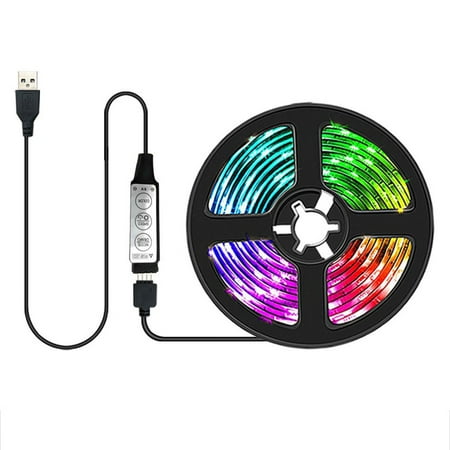 

Goxfaca TV Led Backlight - Long Led Strip Lights RGB 5050 Led Strip Lights Led Strip Lights for Kitchen Cabinet Bedroom Home Party Decor