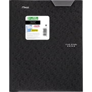 Five Star Stay-Put Plastic and Prong Folder, Black