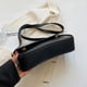 thumbnail image 5 of Bolso de hombro con solapa para mujer, bolso Hobo con hebilla para axila, bolso de compras informal (negro), 5 of 8