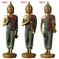 thumbnail image 2 of Estatua de Buda de pie,Soporte de estatuas de Buda Decoración para el hogar Interior al aire libre,Adornos antiguos del budismo Shakyamuni de resina,Figuras de pie Decoración Meditación Yoga Sunnimix Estatua de Buda de pie, 2 of 8