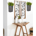 thumbnail image 3 of Rustic Metal Wall Planter Country Home Hanging Wall Vase Pocket with Artificial Eucalyptus for Indoor or Outdoor Farmhouse Wall Decor,Set of 2, 3 of 6